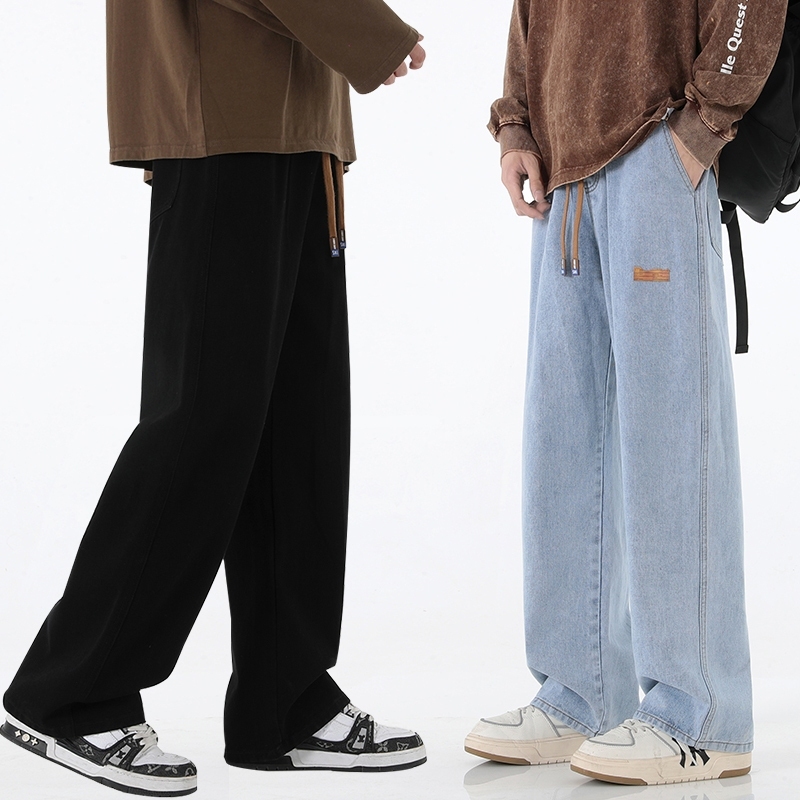 พร้อมส่ง กางเกงยีนส์ผู้ชาย Jeans NEW กางเกงสแล็คชาย เอวยางยืด กางเกงสแล็ค คล่องแคล่วและสบายสบาย