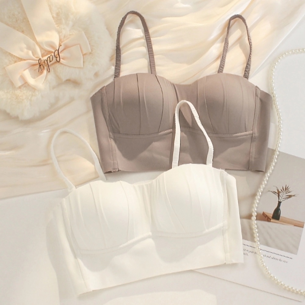 Yomi_girl บรากีฬาแบบไม่มีสาย สายเดี่ยว บราแบบผ้าคล้องหน้าอก ทำให้หน้าอกใหญ่ดูเล็กลง บราป้องกันการเปิ