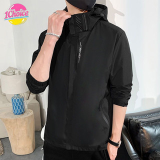 1CHOISE High Quality Waterproof Jacket Plus Size Outdoor Hiking Jacket Unisex Windbreaker Hooded Jacket