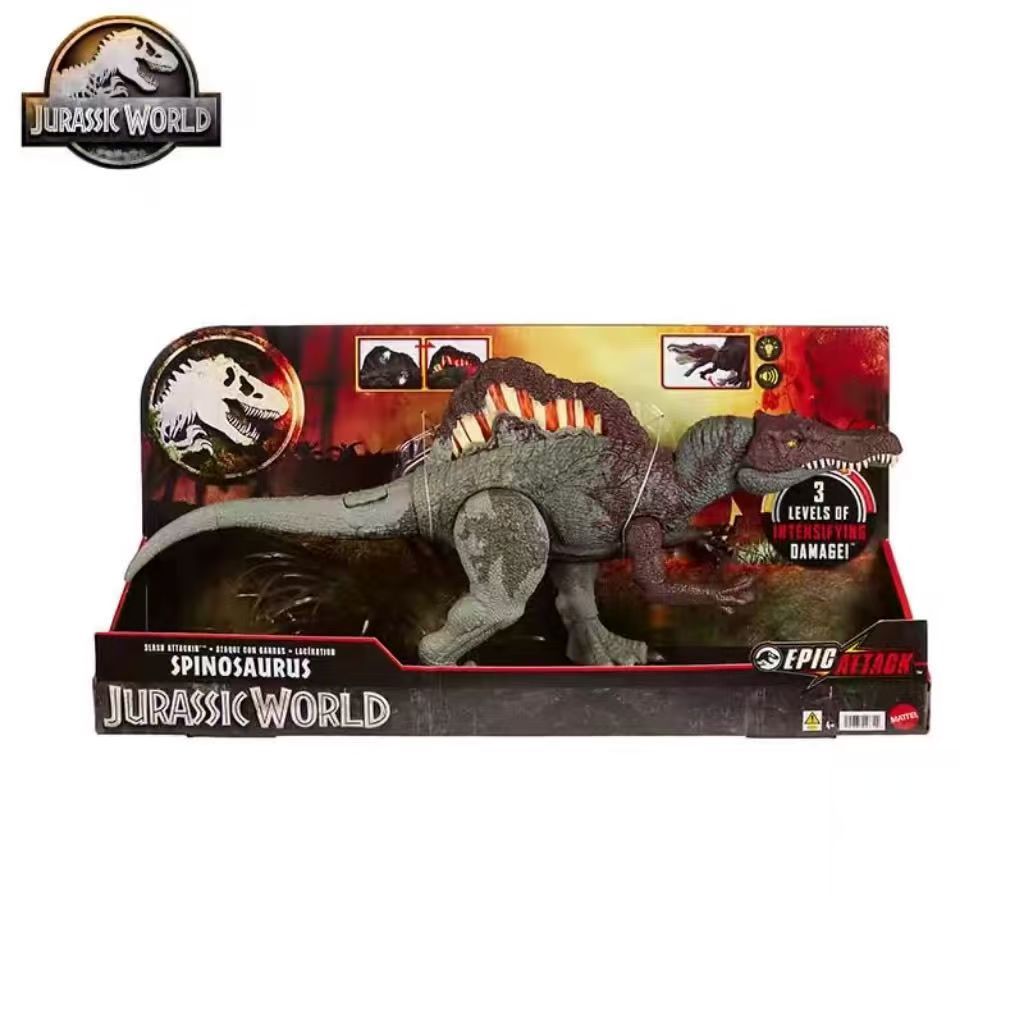 Jurassic World Epic Attack Slash Attackin Spinosaurus ไดโนเสาร์ Action Figure ของเล่น, คุณสมบัติหลาย