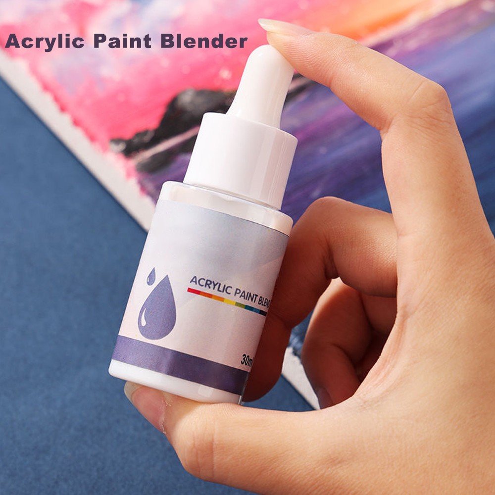 สีอะคริลิคเครื่องปั่นสีตามตัวเลข