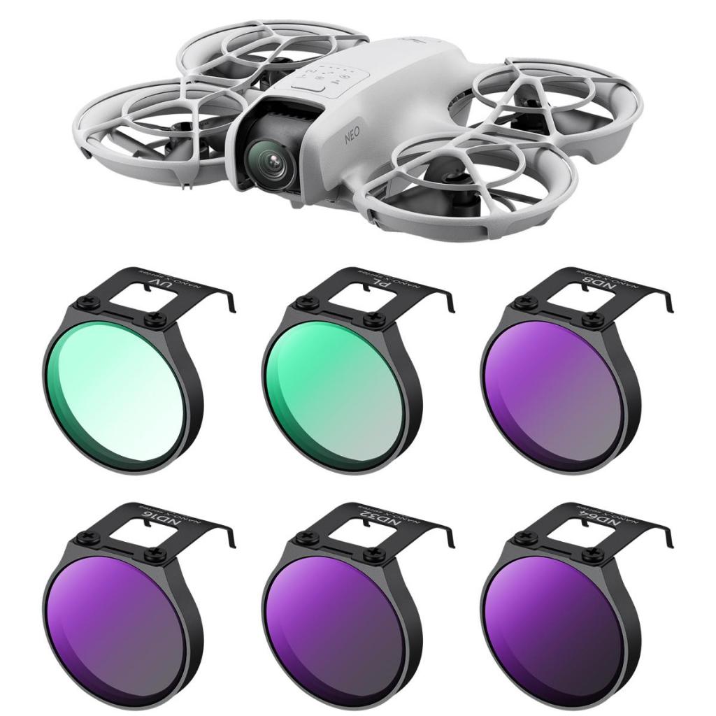 K&f CONCEPT Done Lens Filter (กรอง CPL/UV/ND ) พร้อมกระจกออปติคอลหลายเคลือบ/HD 28 อันสําหรับ DJI NEO