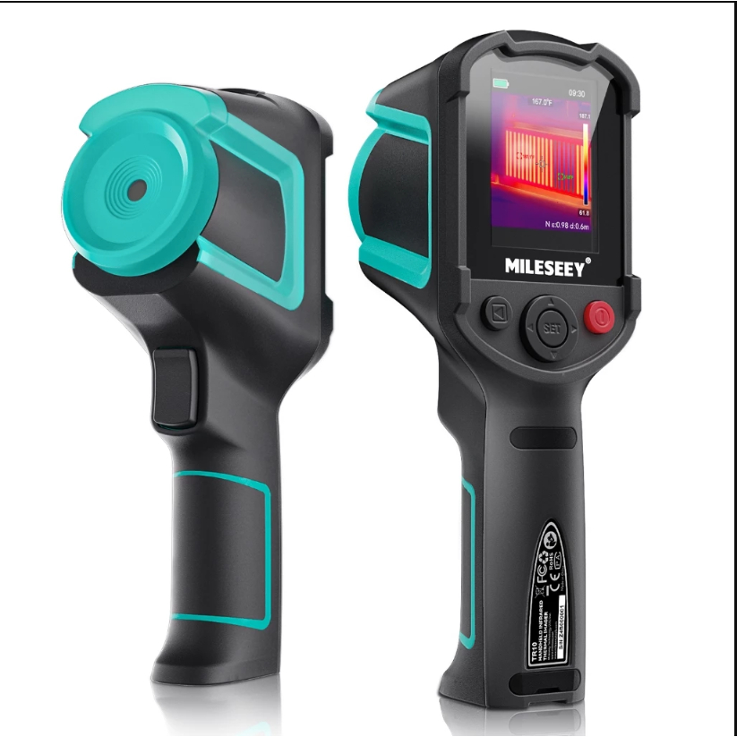 ★ไมล์★เครื่องมือถ่ายภาพกล้องความร้อนสําหรับอุณหภูมิ Anomalies,120 x 90 พิกเซลอินฟราเรดความละเอียดภาพความร้อน,ชาร์จ IP54 2 เมตร Drop Proof 25Hz, รองรับ PC Analysis