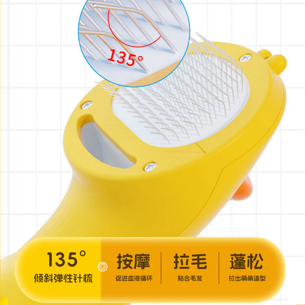 ไดร์เป่าขนสัตว์เลี้ยง ไดร์เป่าขนสุนัข หวีเป่าผมสัตว์เลี้ยงเครื่องเป่าผมสุนัขกําจัดขนแมวกําจัดขนอุณหภูมิคงที่อบแห้ง2 ใน 1อุปกรณ์กรูมมิ่ง - รูปที่ 6