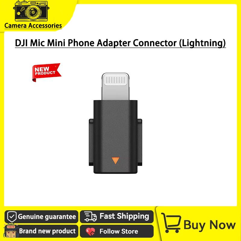 Original New DJI Mic Mini Phone Adapter Connector (Lightning)