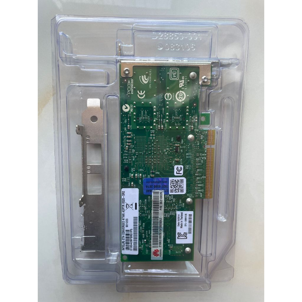 [คลังสินค้าพร้อม] Intel X520-SR2 SFP การ์ดเครือข่าย 10G พอร์ตคู่ 82599ES ชิปหลักการ์ดเครือข่ายใยแก้ว