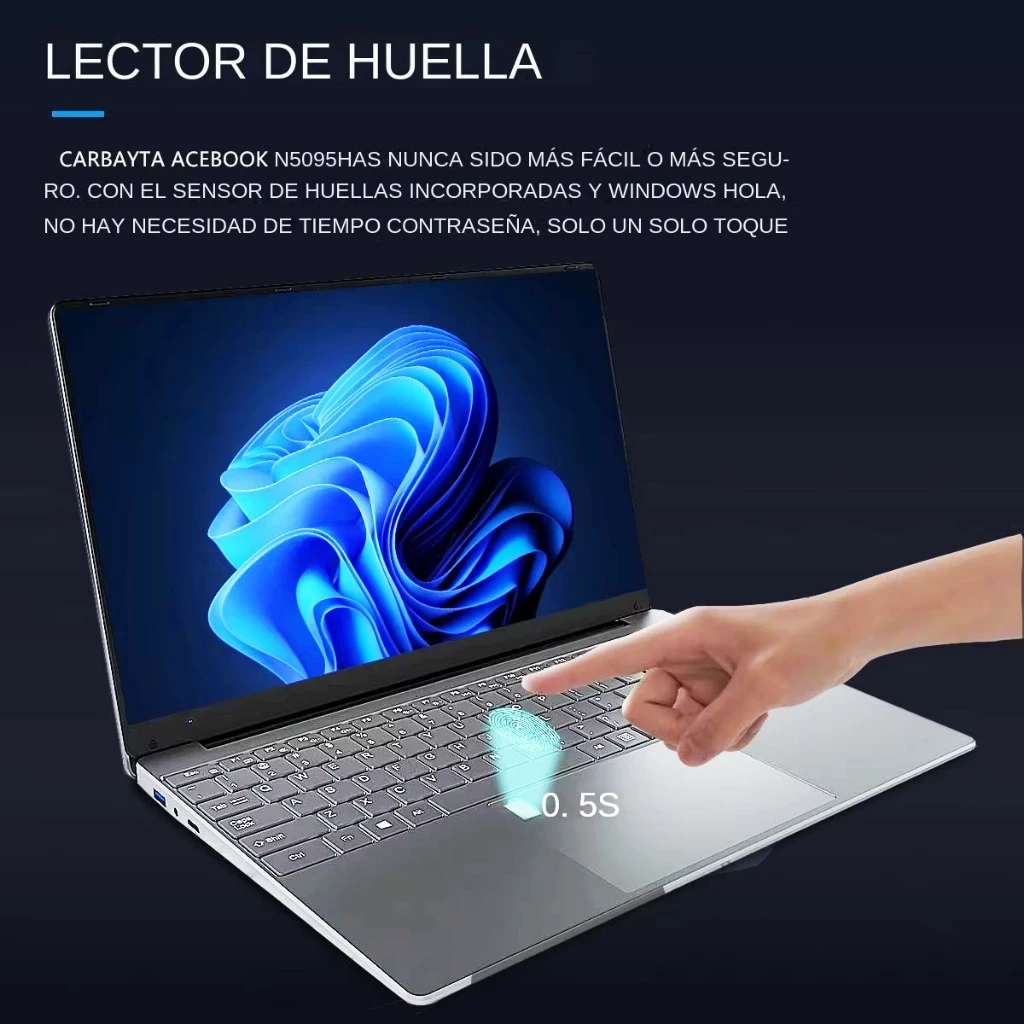 15.6 "แล็ปท็อป Windows 11 Pro คอมพิวเตอร์ Intel Core i7 8500Y 16GB DDR 1TB SSD แล็ปท็อปคอมพิวเตอร์สํานักงาน PC ปลดล็อคลายนิ้วมือโน้ตบุ๊ค thumbnail 8