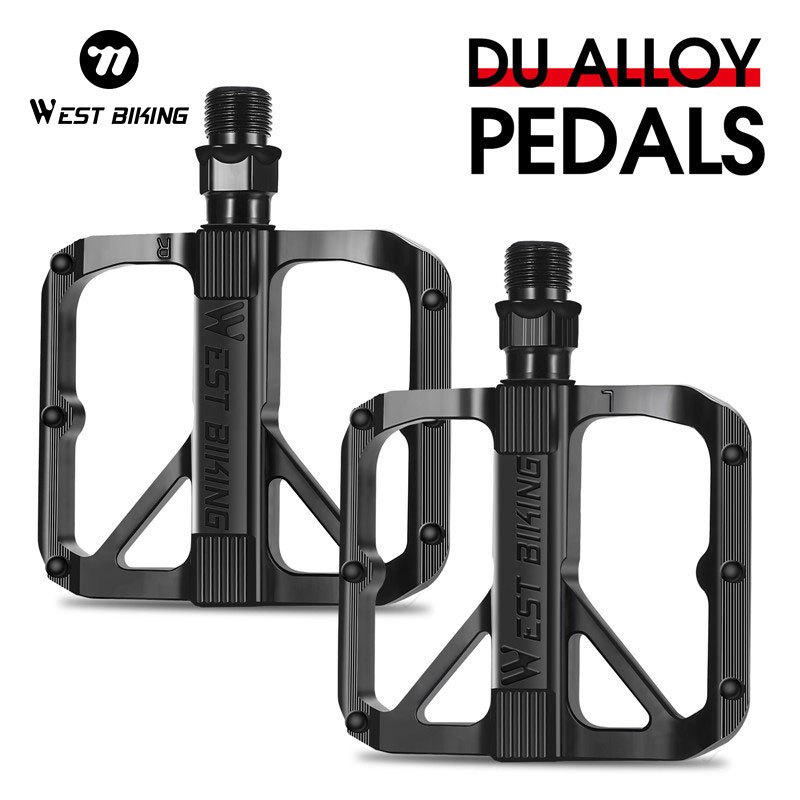 【พร้อมส่งจากกรุงเทพ】WEST BIKING บันไดจักรยาน อะลูมิเนียมอัลลอย กันลื่น น้ําหนักเบา อุปกรณ์เสริม สําหรับรถจักรยานเสือภูเขา