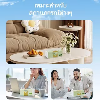 【8แพ็ค】Royo Panda ทิชชู่ กระดาษทิชชู่เช็ดหน้าหนา 5ชั้น 420แผ่น อ่อนโยนต่อผิว ทิชชู่พรีเมียมเนื้อนุ่ม