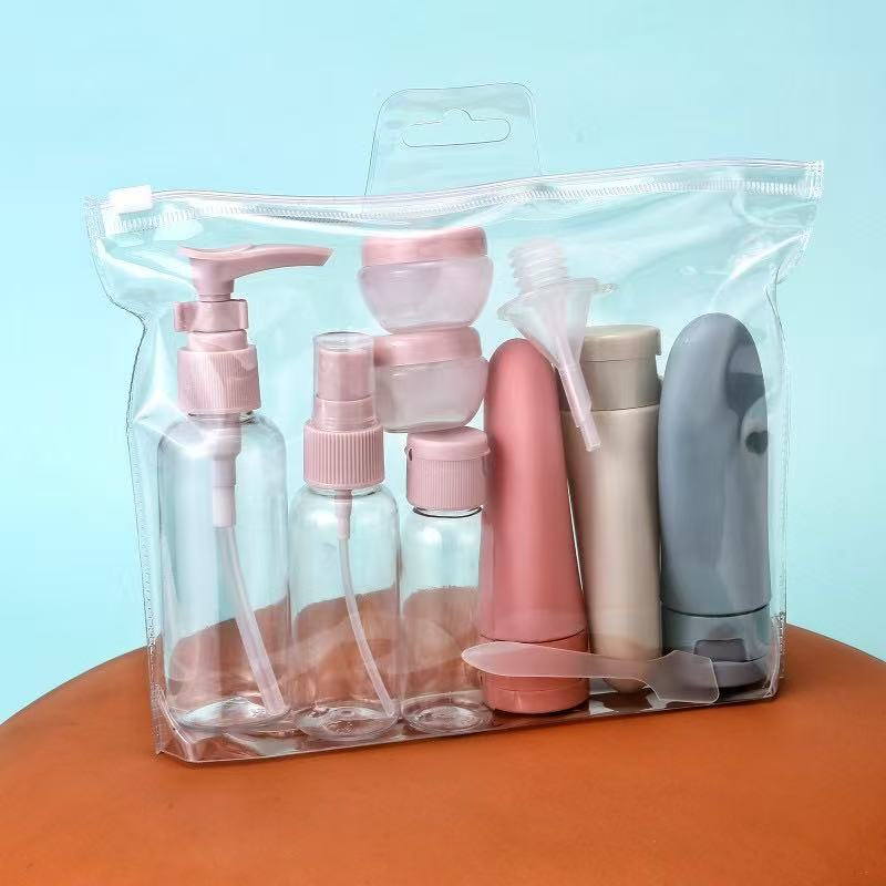 11PCS ขวดสเปรย์พลาสติก สําหรับใส่โลชั่น เครื่องสําอาง แชมพู เหมาะกับการเดินทาง