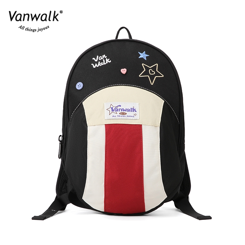 Vanwalk حقيبة ظهر نسائية Lucky Star بقبعة بيسبول V2880 — صورة 8
