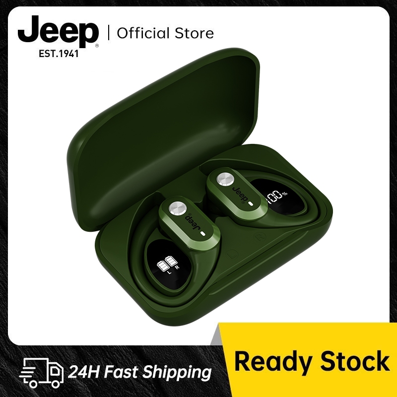 Jeep EW129 หูฟัง open ear หูฟังบลูทูธ 5.4 เสียงดี กันน้ํา HD Calls พร้อมไมโครโฟน สำหรับวิ่ง เล่นเกม