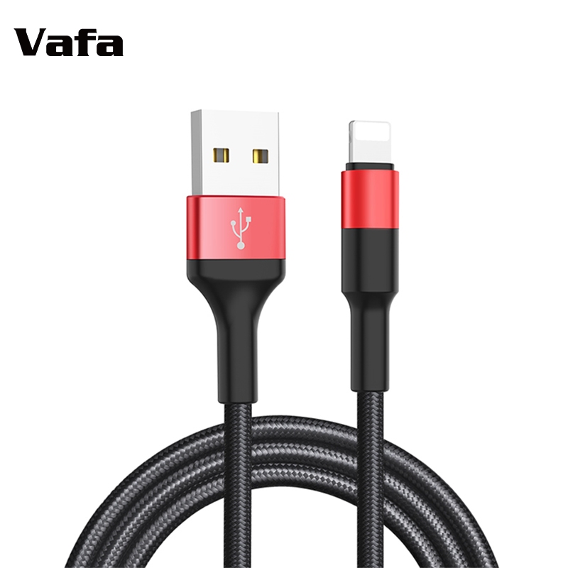 VAFA หัว สำหรับ iOS + Micro + Type-C ยาว 1 เมตร จ่ายไฟสูงสุด 2A ชาร์จพร้อมกัน