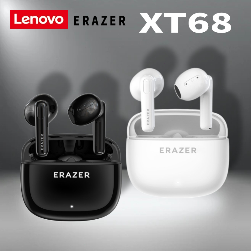 หูฟังบลูทูธ Lenovo ERAZER XT68 Pro อายุการใช้งานแบตเตอรี่ยาวนานเป็นพิเศษชุดหูฟังบลูทูธ 5.4 หูฟังไร้สาย True ใหม่ของแบรนด์