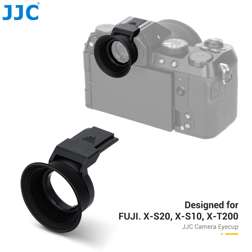 JJC ช่องมองภาพกล้อง แบบยาง อุปกรณ์เสริม สําหรับ for Fuji Fujifilm X-S20 X-S10 XS20 XS10 X-T200 XT200
