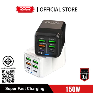 [1 ปี ] ที่ชาร์จ หัวชาร์จเร็ว ที่แบต 150W ชาร์จเร็ว3.0 6พอร์ต USB Fast Port Charger รองรับทุกรุ่น