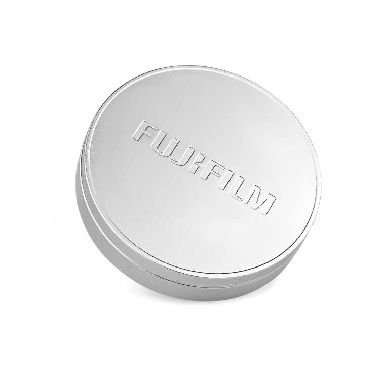 Silver EVO ฝาปิดเลนส์โลหะสําหรับ Fujifilm Instax Mini EVO โพลารอยด์ 50MM CNC ALUMINIUM Lnner Flocking