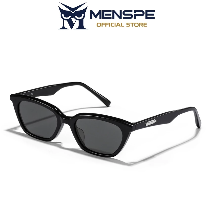 Menspe Unisex Retro GM Cats Eye แว่นตากันแดดกรอบแคบแฟชั่นฤดูร้อนแว่นตากันแดด UV400 ป้องกันแว่นตากันแดดโพลาไรซ์