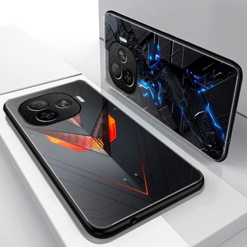 สําหรับVivo iQOO Z9 TurboกรณีกระจกนิรภัยปกหลังสําหรับVivo iQOO Z9 Turbo Plus 5GสําหรับVivo iQOO Z9 T