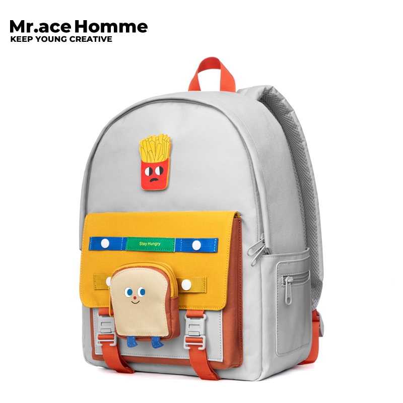 Mr. ace Homme حقيبة ظهر نسائية جامعية 1971 — صورة 2