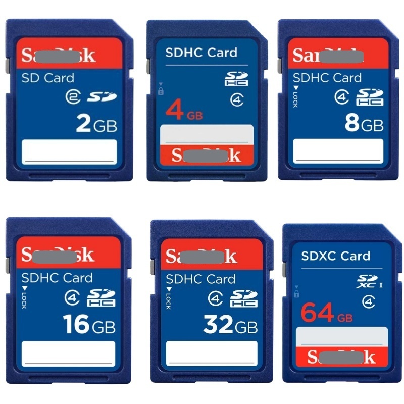 การ์ด SD ใหม่ 2GB/4GB/8GB/16GB/32GB/64GB Synergy การ์ดหน่วยความจํากล้องวิดีโอดิจิตอล, เข้ากันได้กับก