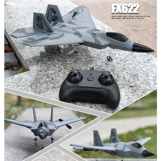 Fx622 2.4ghz รีโมทคอนโทรลเครื่องบินปีกคงที่ขนาดเล็ก Rc เครื่องบิน F22 Fighter เครื่องบินรุ่นของเล่น Rc ร่อนสําหรับของขวัญเด็ก