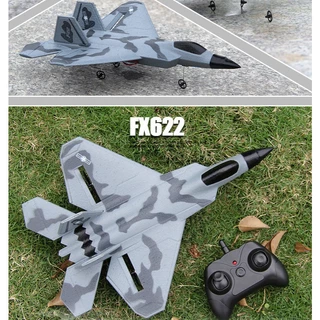 Fx622 2.4ghz รีโมทคอนโทรลเครื่องบินปีกคงที่ขนาดเล็ก Rc เครื่องบิน F22 Fighter เครื่องบินรุ่นของเล่น Rc ร่อนสําหรับของขวัญเด็ก