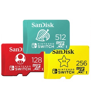 การ์ด Nintendo Switch microSD 128GB 256GB 512GB การ์ดหน่วยความจํา