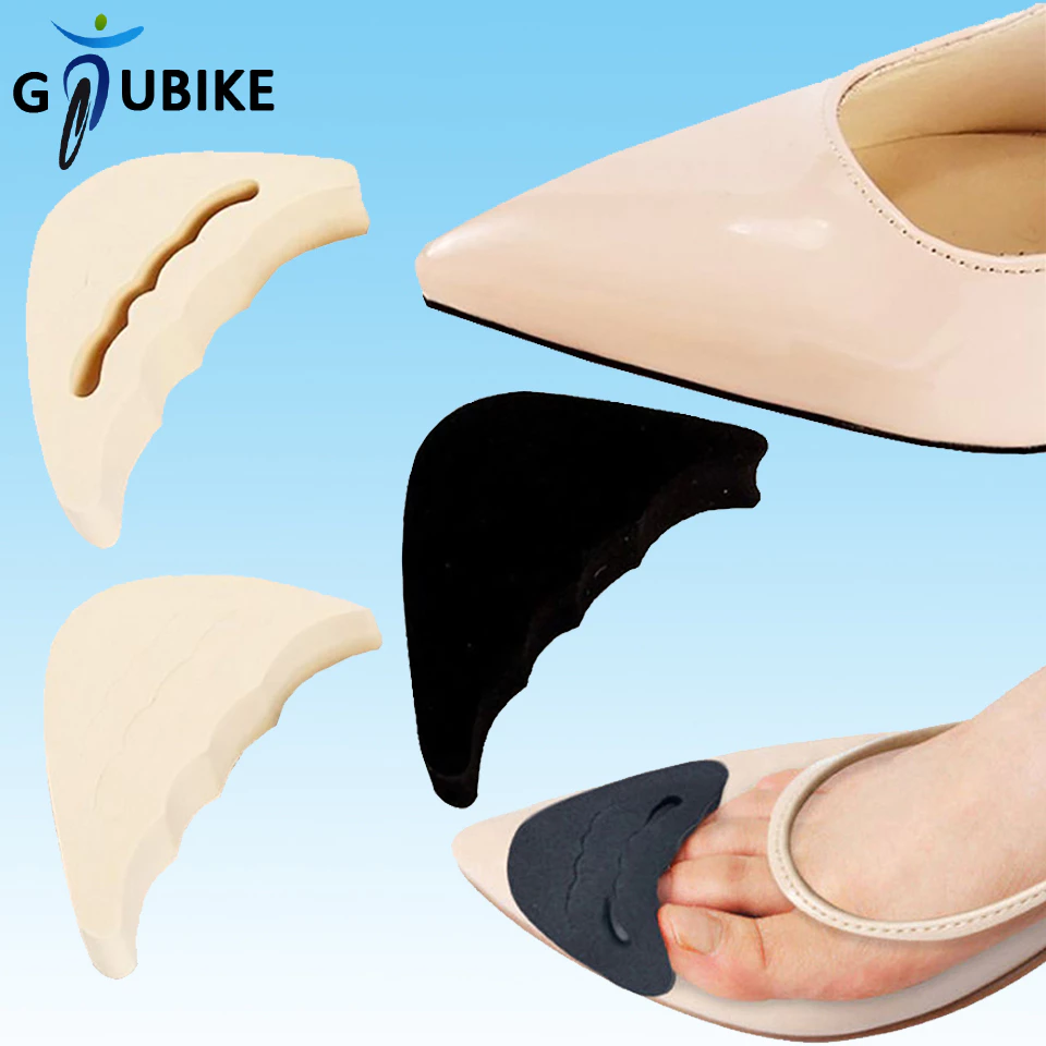 Gtubike 1 คู่ฟองน้ํา Foot Stopper ผู้หญิงหน่วยความจําโฟมรองเท้า Pad Super Soft Anti-drop รองเท้าส้นสูง Forefoot Pads ปรับขนาด Toe Plug