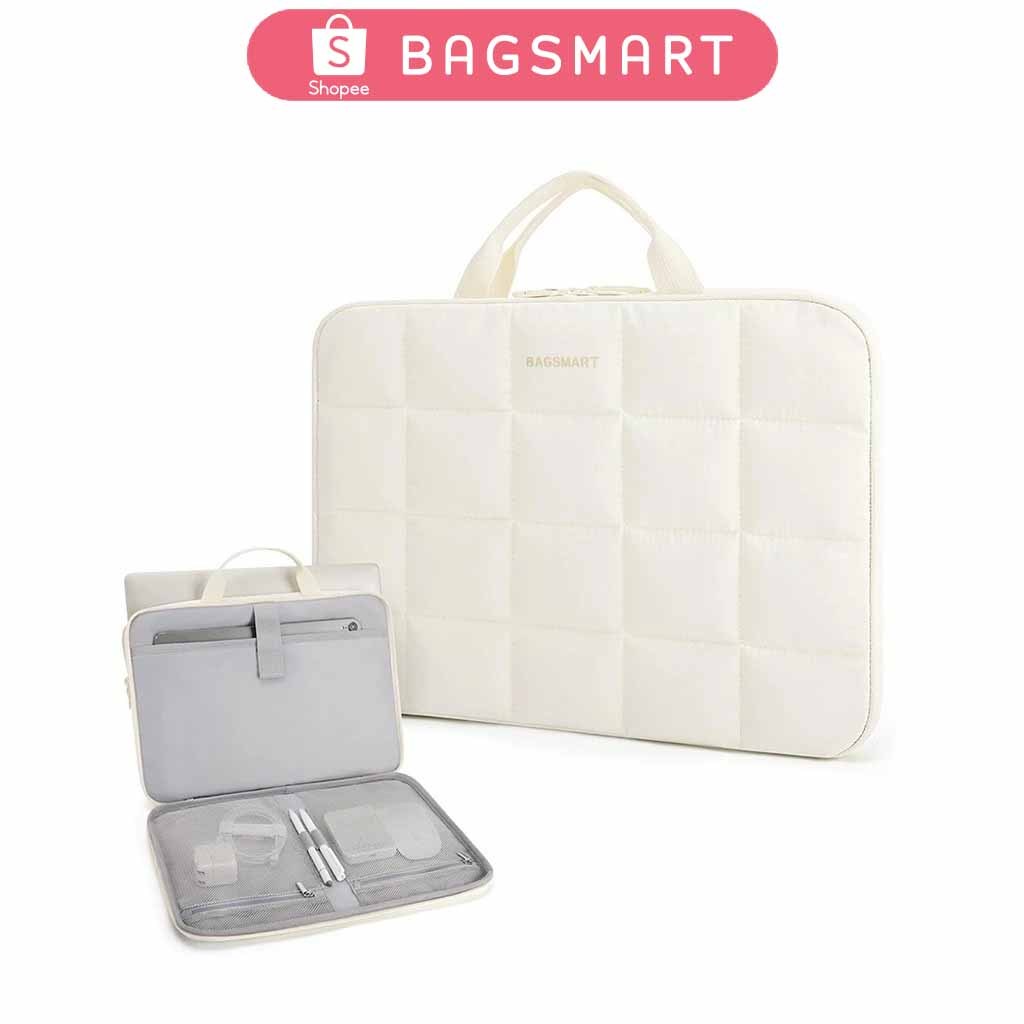 BAGSMART กระเป๋าแล็ปท็อปขนาด 13-16 นิ้ว กระเป๋าคอมพิวเตอร์แบบพกพา กระเป๋าคอมพิวเตอร์ชิ้นเดียว เหมาะสำหรับการเดินทางการเดินทางเพื่อธุรกิจและการทำงานในสำนักงานและโรงเรียน
