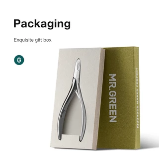 Mr.green กรรไกรตัดหนัง Dead Skin Nipper กรรไกรตัดเล็บมืออาชีพ Cuticle Remover เครื่องตัดสแตนเลส BeautyTool