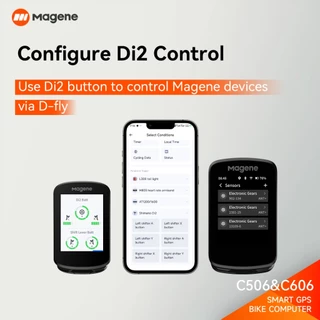 Magene C506 สมาร์ท GPS จักรยานคอมพิวเตอร์หน้าจอสัมผัส Speedometer WiFi/บลูทูธปรับแต่งจอแสดงผลข้อมูล