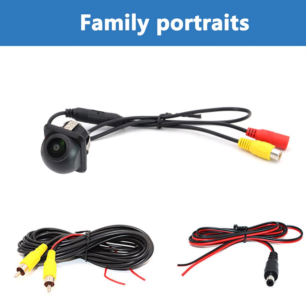 กล้องถอยหลังในรถยนต์ 170 องศา HD night vision มุมมองด้านหลังอัตโนมัติ Fishey กล้องมองหลังสําหรับกล้อง Universal - รูปที่ 5