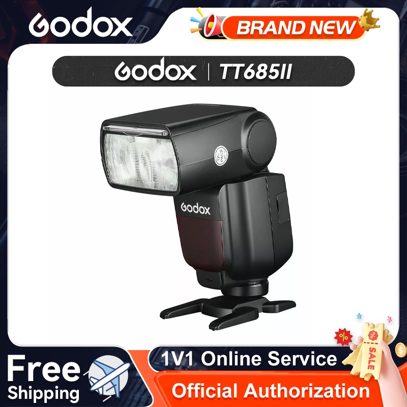 Godox TT685II TT685IIC TT685IIN TT685IIS TTL HSS กล้องแฟลช Speedlite สําหรับ Canon Nikon D780 Sony A