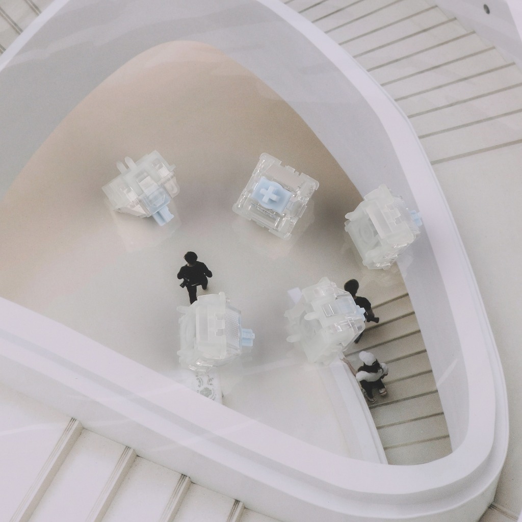 -LW- Everglide Skyline V3 สวิตช์แม่เหล็ก Hall Effect สวิตช์แม่เหล็กคีย์บอร์ด RT HE Switch