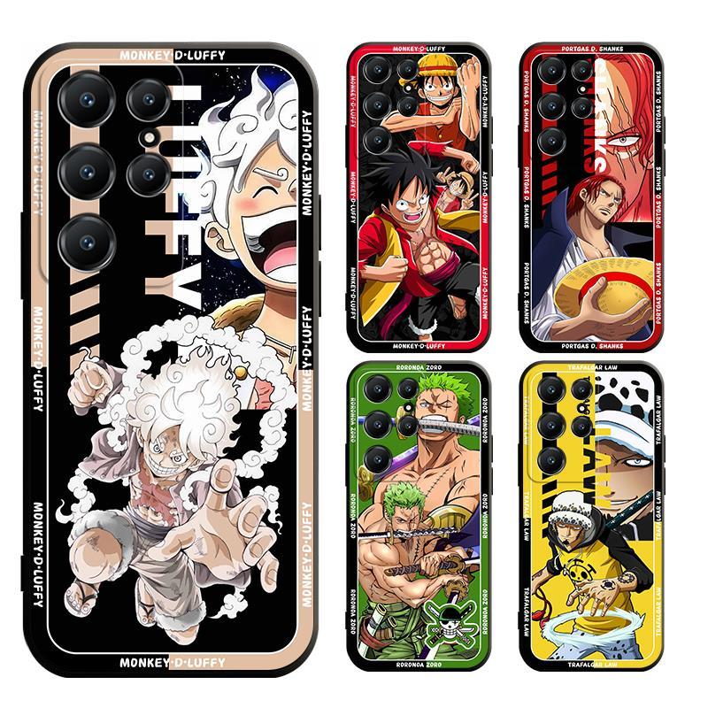 เคสสําหรับ Samsung S25 S24 PLUS ULTRA FE onepiece luffy Case Soft Cover