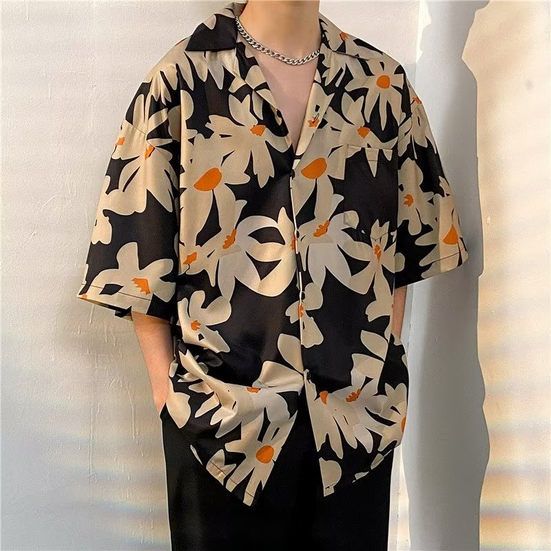 เสื้อฮาวาย สไตล์ฮาวาย เสื้อเชิ้ต หลายสไตล์ 100 แบบ ใส่สบาย เหมาะกับเดินชายหาด เหมาะสำหรับผู้ชายและผู้หญิงทุกคน R66