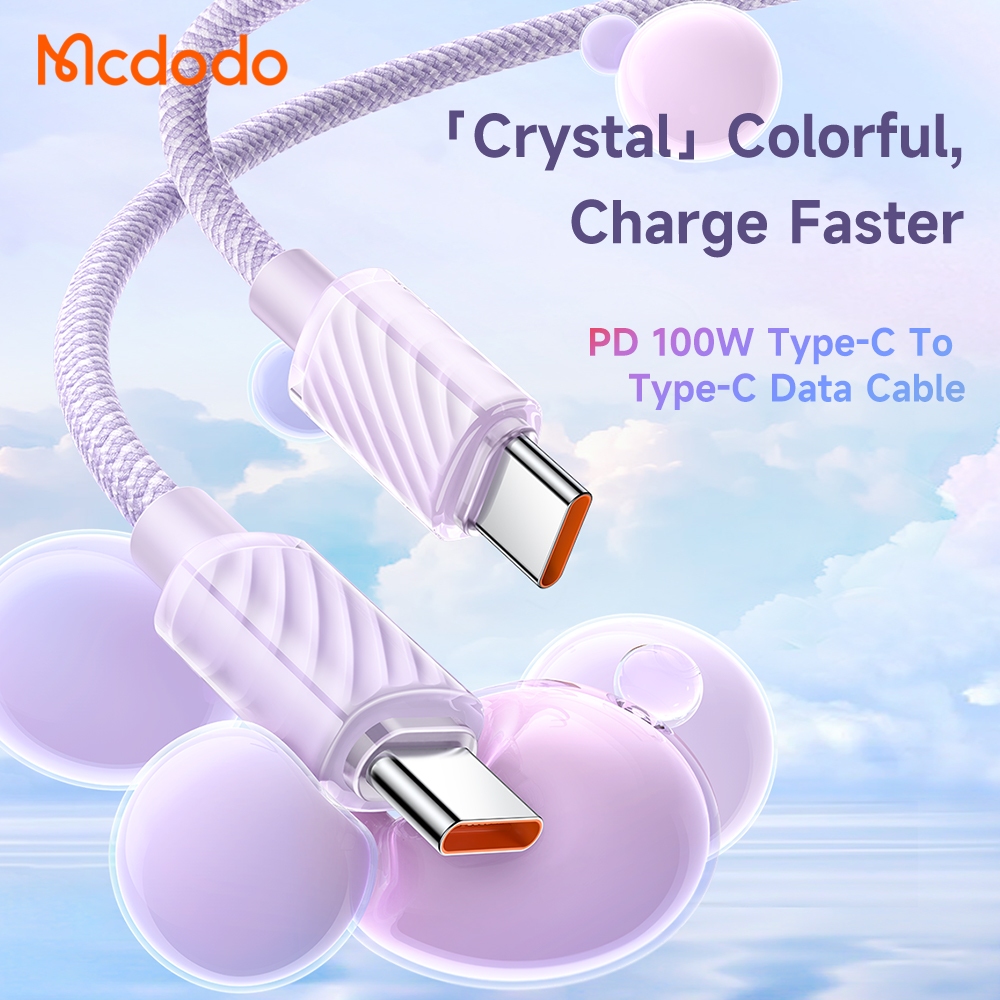 Mcdodo 100W USB-C ถึง USB-C Fast Chargening สาย 36W PD Type C ถึง Lightning สําหรับ iP 16 Pro Max 15