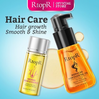 RtopR Hair Grower Treatment Set Moroccan Prevent Hair Loss Product Hair Growth Essential +  Hair Growth Anti Hair Loss Liquid Promote Thick Fast Hair Growth Treatment Essential
