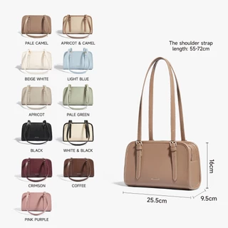 MOSSDOOM Renee Bag กระเป๋าสะพายไหล่แฟชั่นยอดนิยม สไตล์เรียบหรู