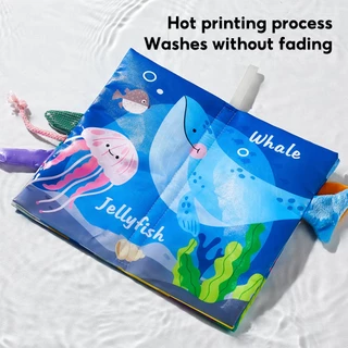 ของเล่นหนังสือผ้าสำหรับเด็ก หนังสือหางสัตว์ ซักได้ กัดได้ เด็ก6เดือน การศึกษาแรกเริ่ม การรู้จัก การปลูกฝัง ของเล่นพัฒนาสติปัญญา