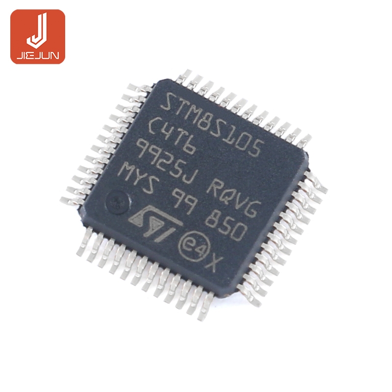 Original STM8S105C4T6TR LQFP-48 16MHz16KB แฟลช 8 บิต microcontroller-MCU