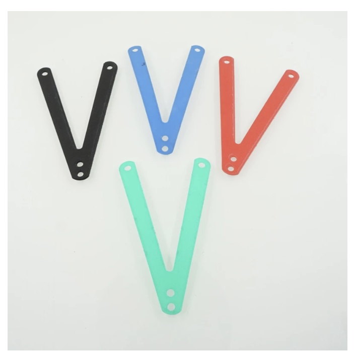 Mini 4wd catcher CNC V สําหรับ MS MSL แชสซี/แผ่นแดมเปอร์(Mini 4wd CNC V catcher CNC damper plate MS/