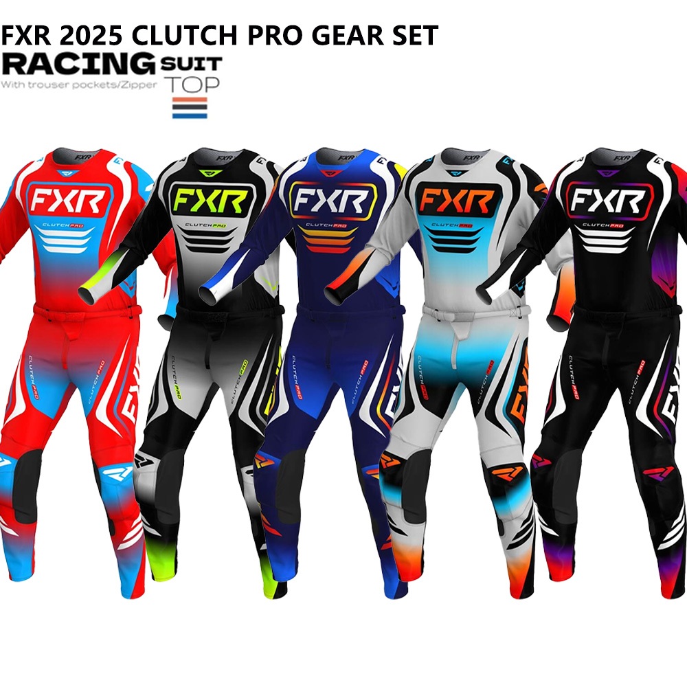 Fxr 2025 CLUTCH PRO Gear Set ชุดเสื้อและกางเกงวิบาก 2024 FXR PODIUM Mx ชุดเกียร์วิบาก