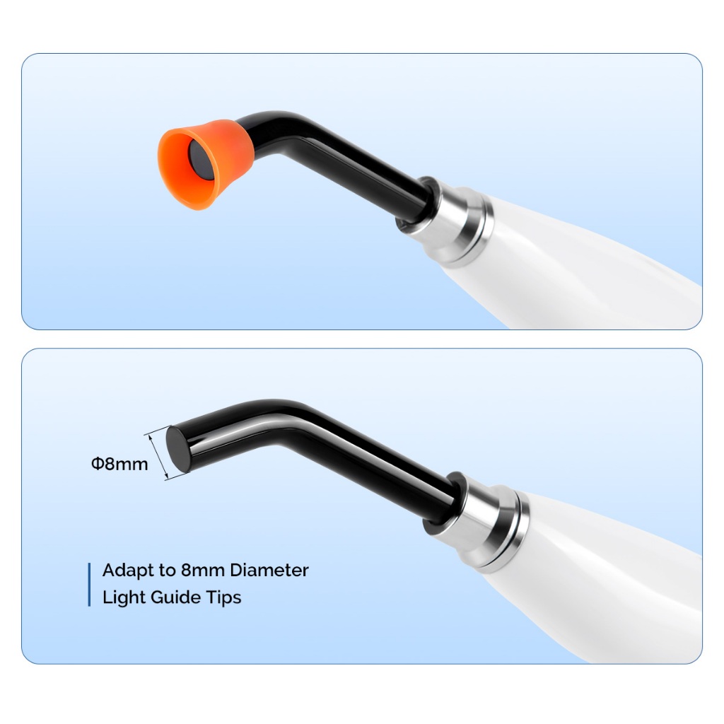 5 ชิ้น Light Guide Rod Light Shield ทันตกรรม Light Curing อุปกรณ์เสริม Autoclavable AZDENT