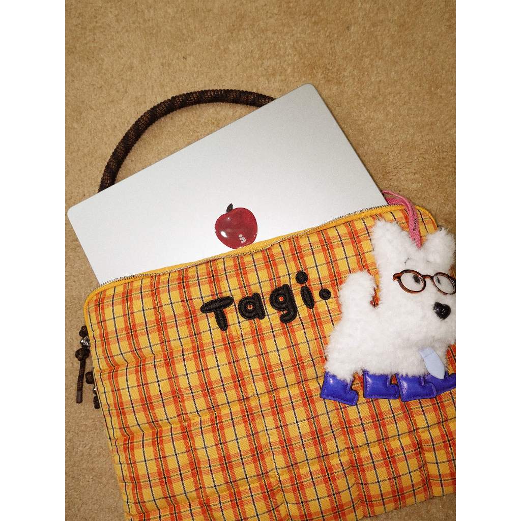 Tagi. กระเป๋าใส่โน๊ตบุ๊ค กระเป๋าใส่โน๊ตบุ๊คแบบสะพายไหล่ ป้องกันการตกกระแทก เหมาะสำหรับคอมพิวเตอร์ขนาด 13/14/15 นิ้ว