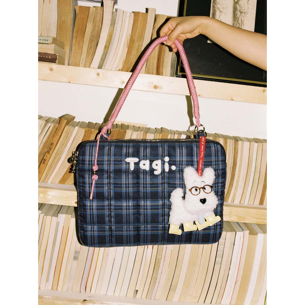 Tagi. กระเป๋าใส่โน๊ตบุ๊ค กระเป๋าใส่โน๊ตบุ๊คแบบสะพายไหล่ ป้องกันการตกกระแทก เหมาะสำหรับคอมพิวเตอร์ขนาด 13/14/15 นิ้ว
