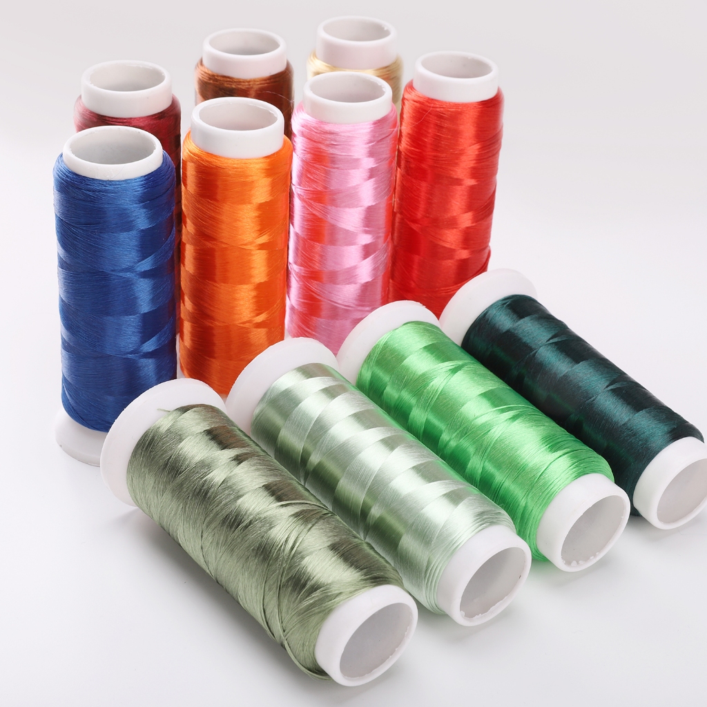[ประมาณ 1200 เมตร] ด้ายเกลียวเกลียวเกลียวเกลียวเกลียวโพลีเอสเตอร์ ทําเอง เครื่องประดับผมดอกไม้บิดประณีต