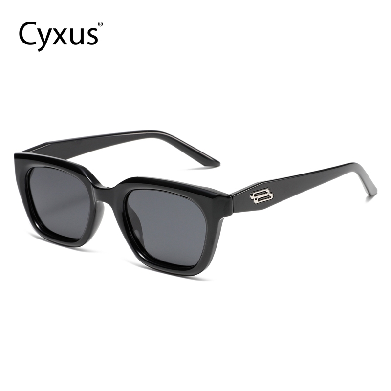 Cyxus Y2K Cat Eyes แว่นตากันแดดผู้หญิงผู้ชาย Vintage ที่ไม่ซ้ํากันน้ําหนักเบา Uv400 ป้องกันขับรถกลางแจ้ง P1582