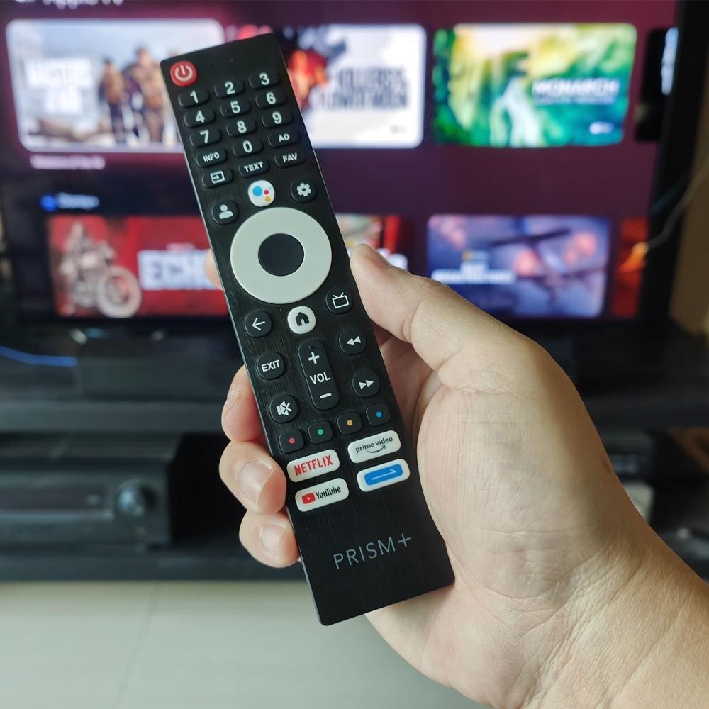 PRISM+ รีโมทคอนโทรล 4K Android SMART TV SW-V7